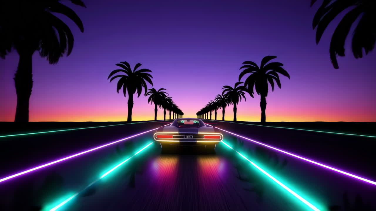 레트로 미래의 도로 여행