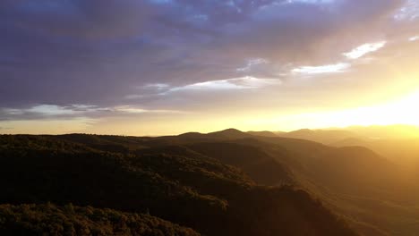 stunning view of mountains at sunrise at pretty place chapel, fred w