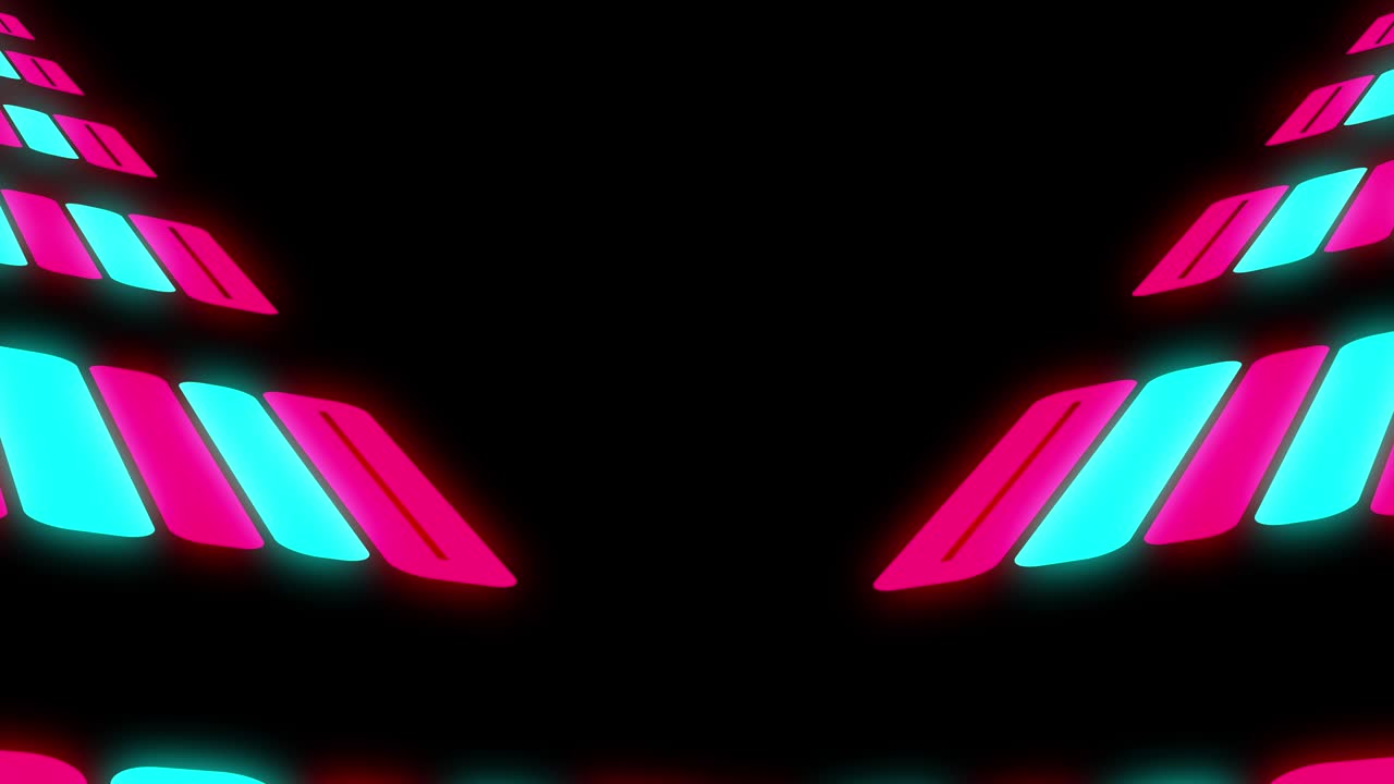 Futuristic VJ motion graphics for music video, EDM club concert, social media. Abstract creative background