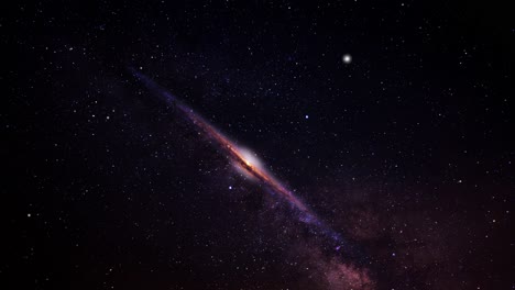 flight through universe galaxy 4k