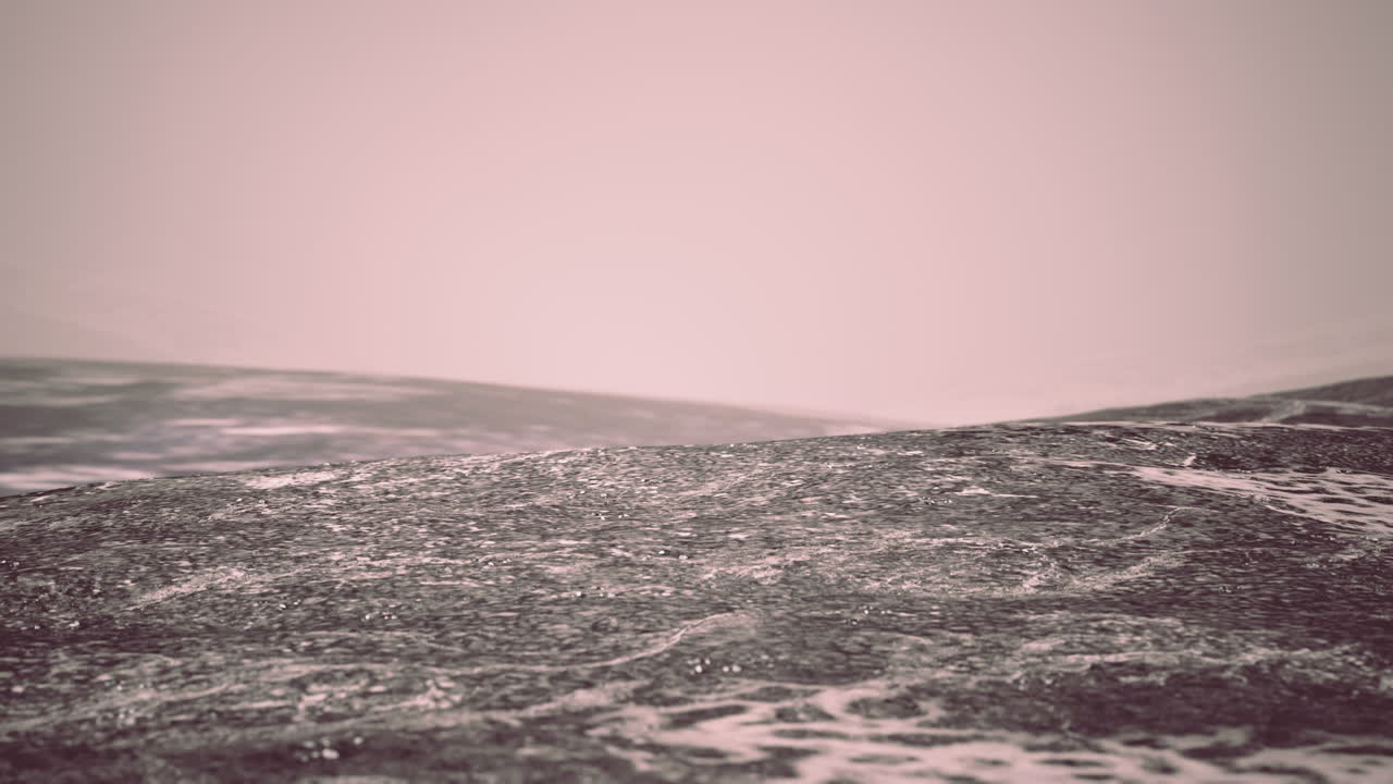 Mountain landscape covered with snow and ice