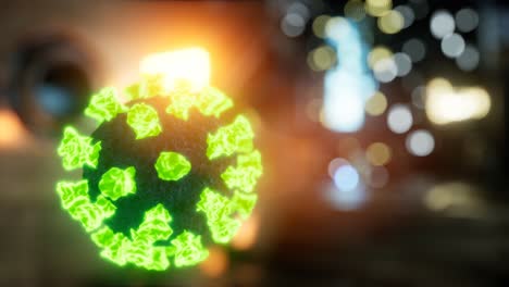 coronavirus covid 19 cuarentena en calles vacías de la ciudad