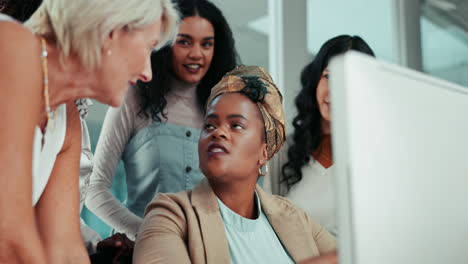 diverse business team in meeting