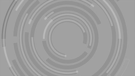 tecnología grey futurista abstracto hud animación de video