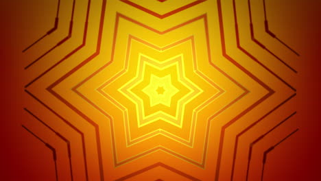 Modern-stars-pattern-on-orange-texture