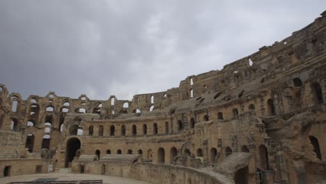 unesco world heritage site - el jem amphitheater in tunisia