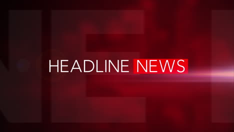 “HEADLINE-NEWS”-3D-Motion-Graphic-with-red-background