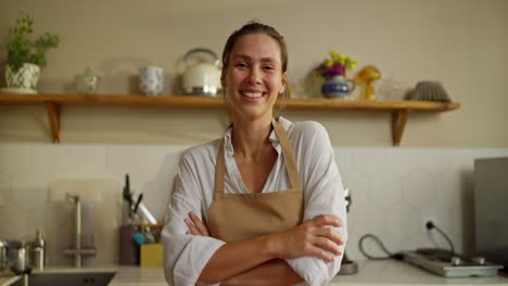 woman in a kitchen