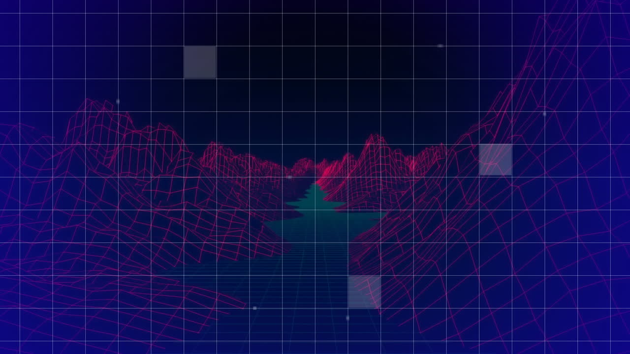 imagen gráfica del río entre los guardabosques de montaña