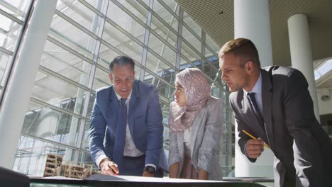 business people meeting in a modern office