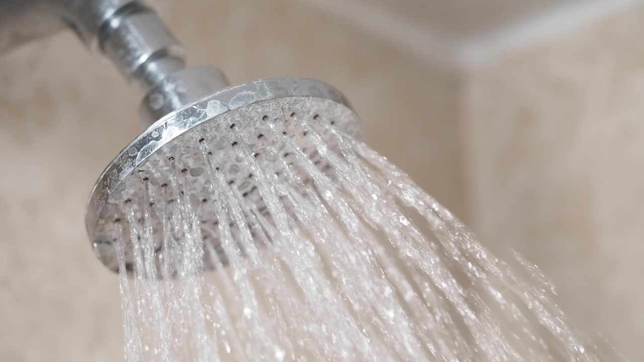 cabeza de ducha con spray de agua