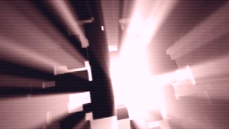 movimiento de fondo estilo matriz partículas generadas al azar chispas rayos de luz estelas estallidos vórtice