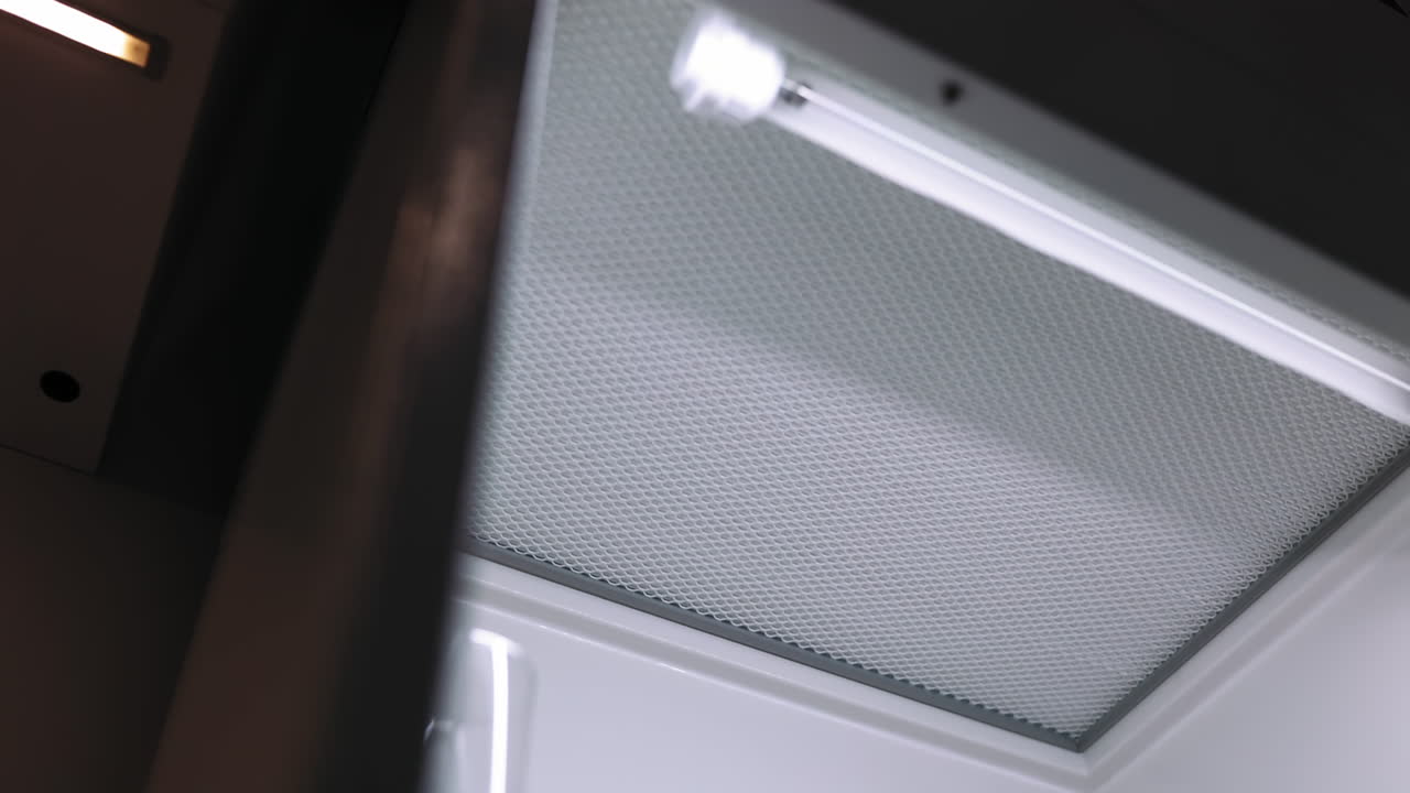 White Range Hood with Filter