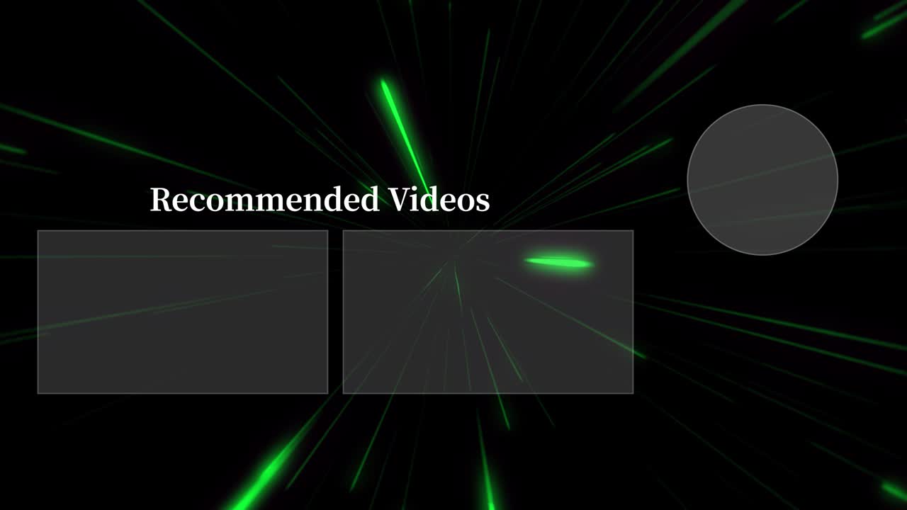 Ray warp end card ending screen motion graphics