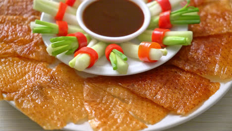 pato pekín - estilo de comida china