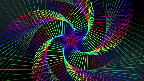 las ondas de radio psicodélicas trippy bucles