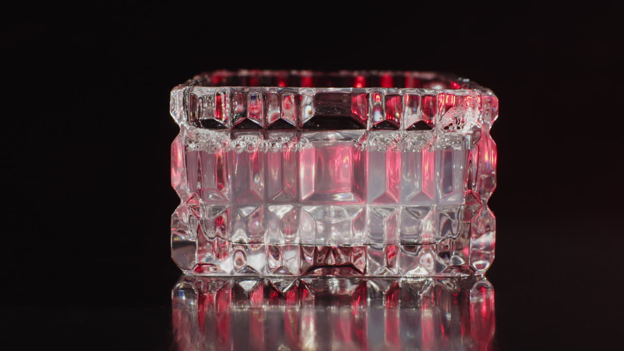 Crystal Box with Red Light