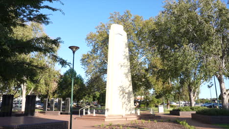 war memorial in griffith, nsw, australia