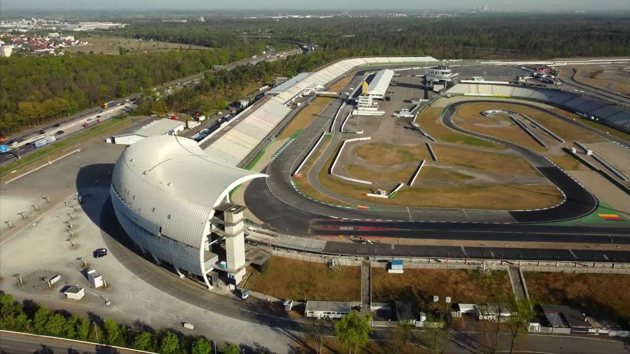 Aerial view of Hockenheimring racetrack