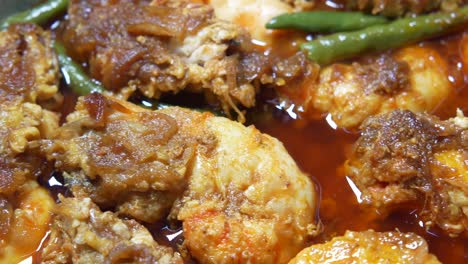 delicioso camarón y curry de pollo