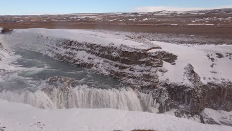 Gulfoss-waterfall-in-south-Iceland-in-winter-time-30fps-4k