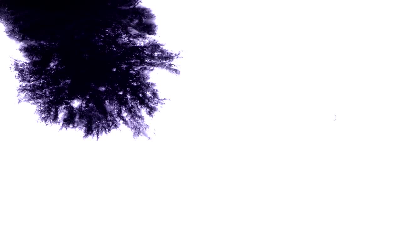 gotas de tinta abstractas explotan movimiento de difusión de salpicaduras