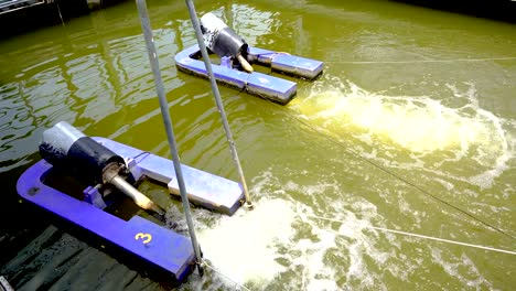 water turbine, close-up