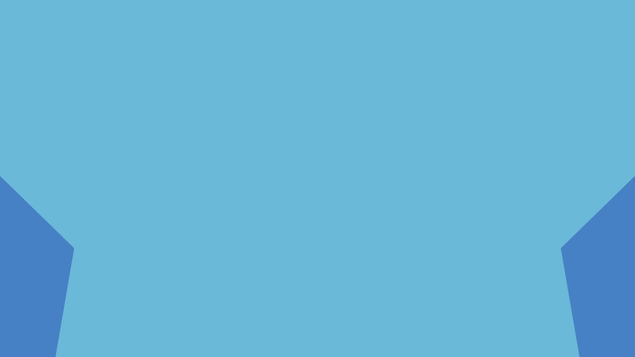 Motion Graphics With Simple Star Growing blue
