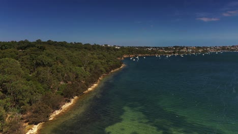 Point-Walter-Australien-Luftdrohne-Im-Tiefflug-über-Der-Küste