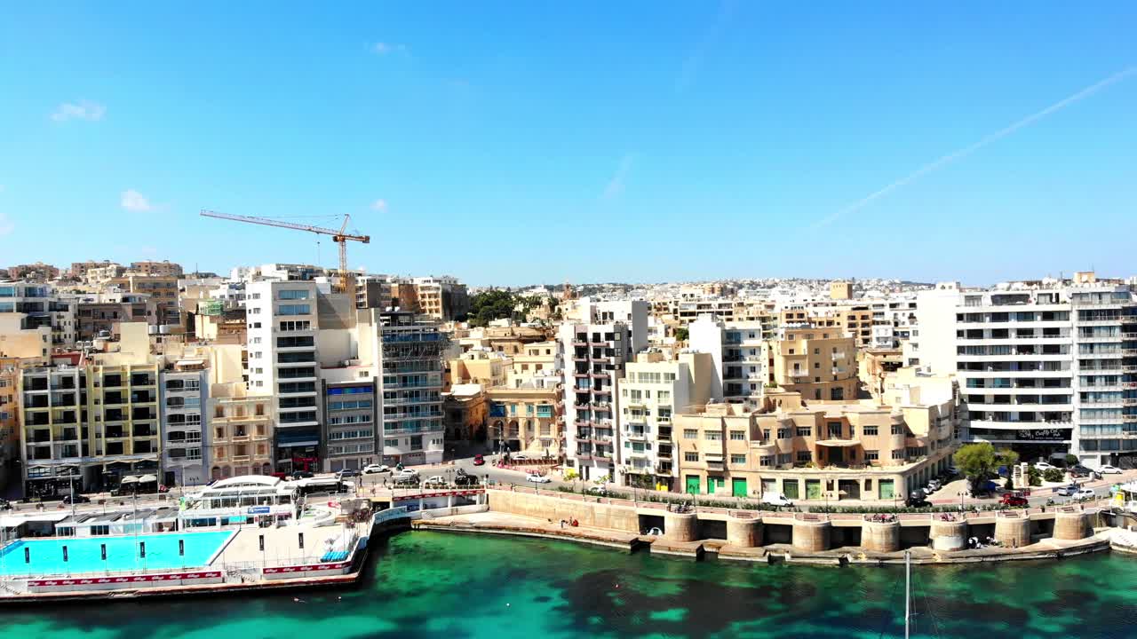 Vista aerea di Sliema, Malta