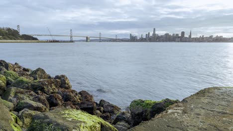 time lapse: treasure island and cityscape