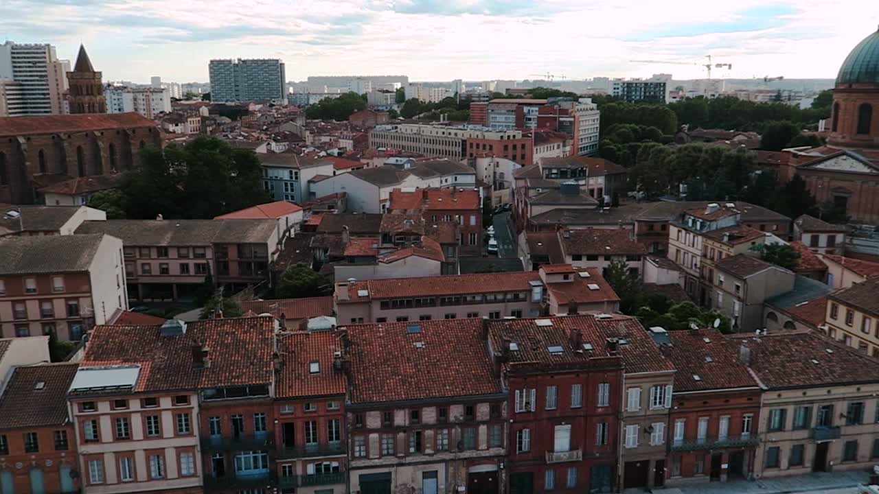 Skyline di Tolosa in Francia