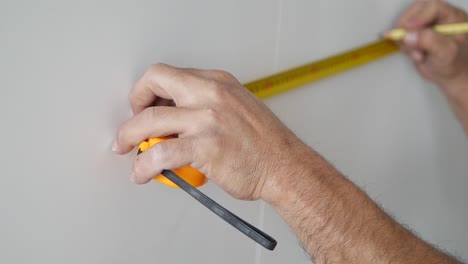 using a tape measure