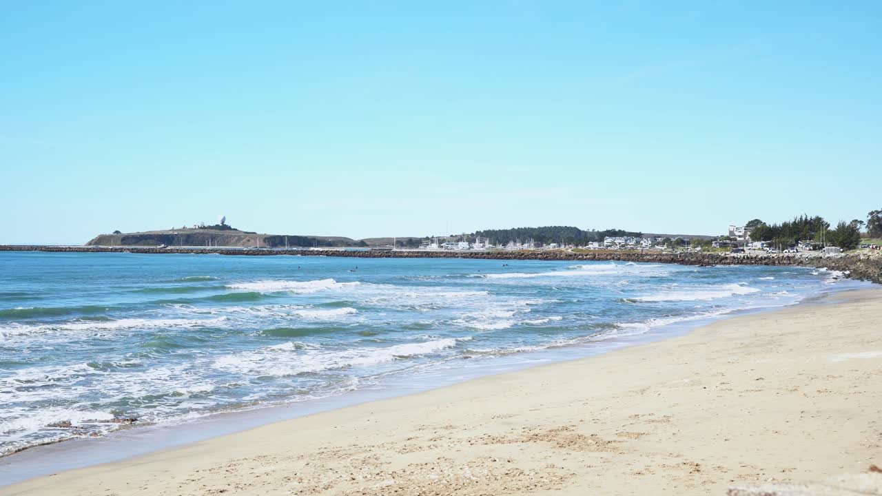 오후 해변의 모습