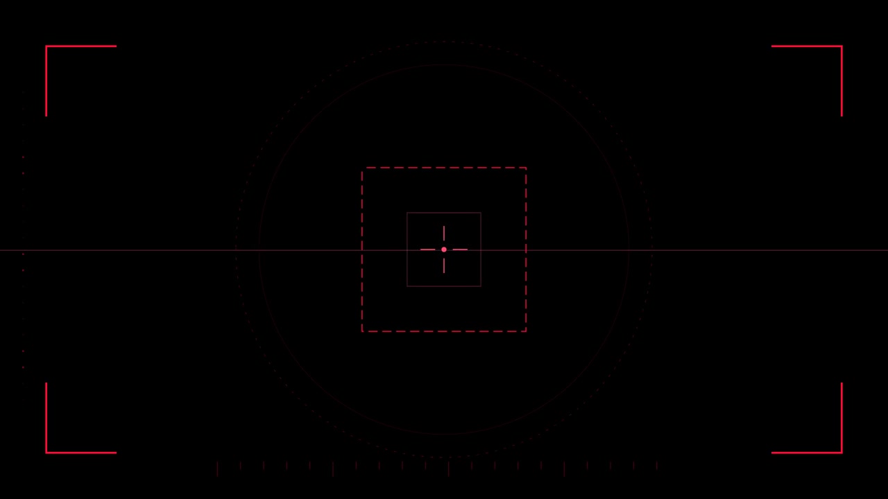 Digital Camera Viewfinder Overlay with Scanning Line