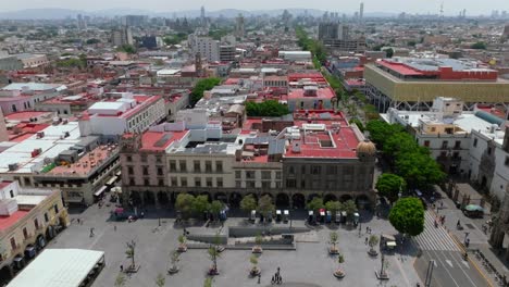 guadalajara city in mexico - drone shot