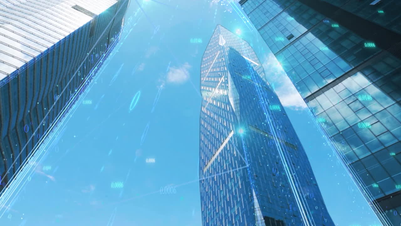 Business Digital Communication Network Technology Ai Bigdata City