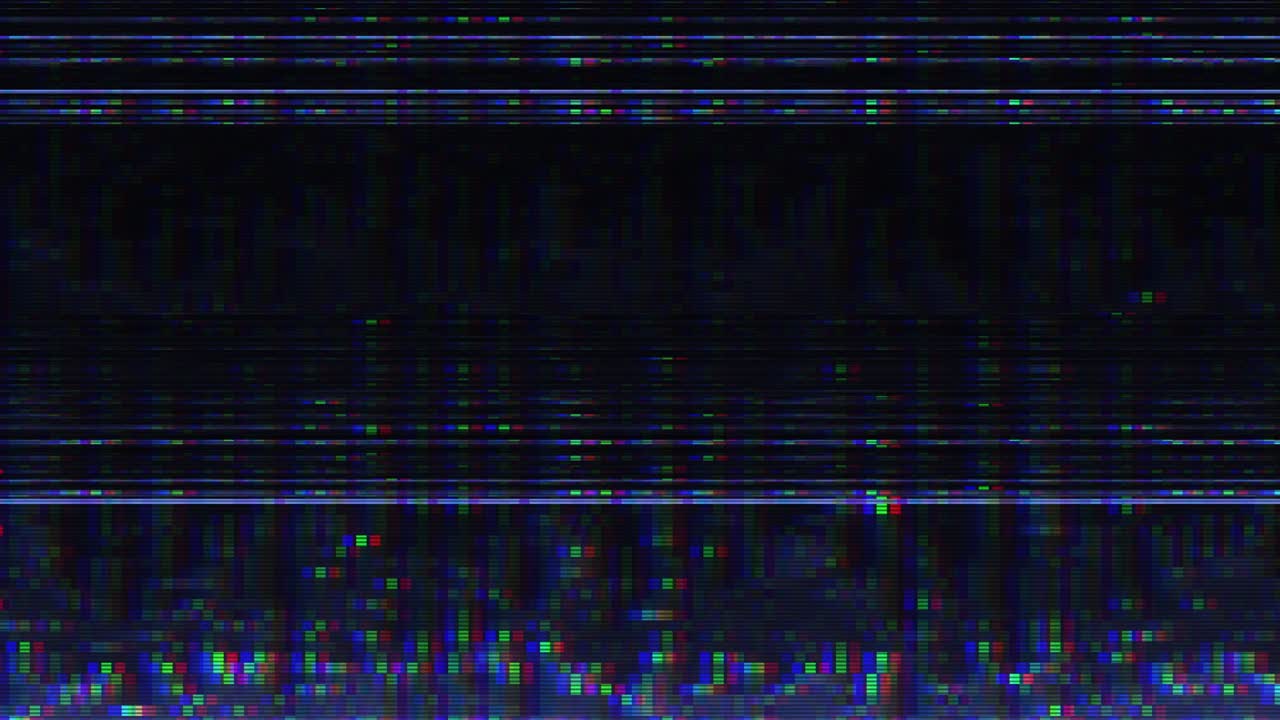 Unique Design Abstract Digital Animation Pixel Noise Glitch Error Video Damage
