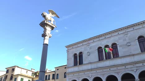 saint mark steli in padua in italy