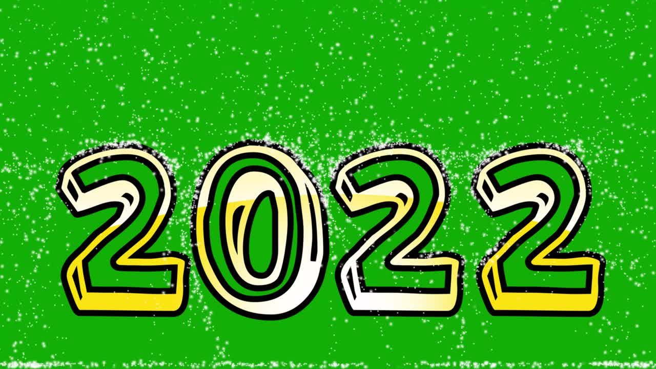 nevada en 2022 gráficos de movimiento con fondo de pantalla verde