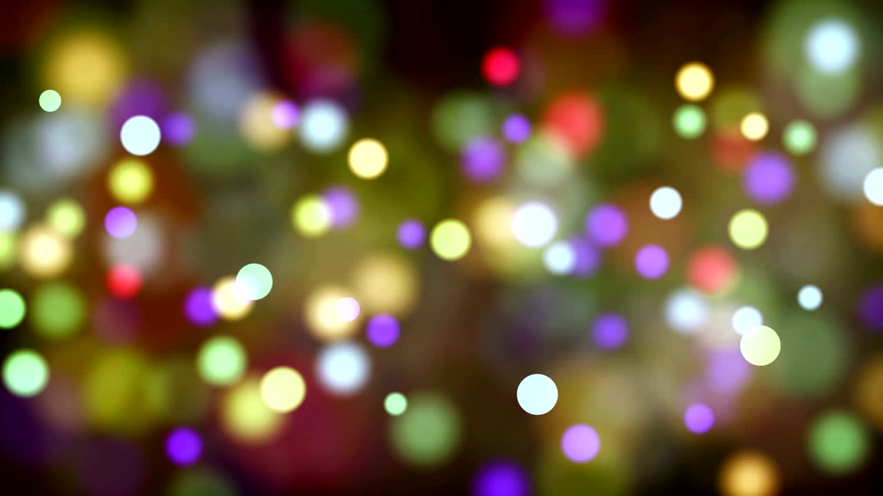 Bevægende lyspartikler bokeh-loop