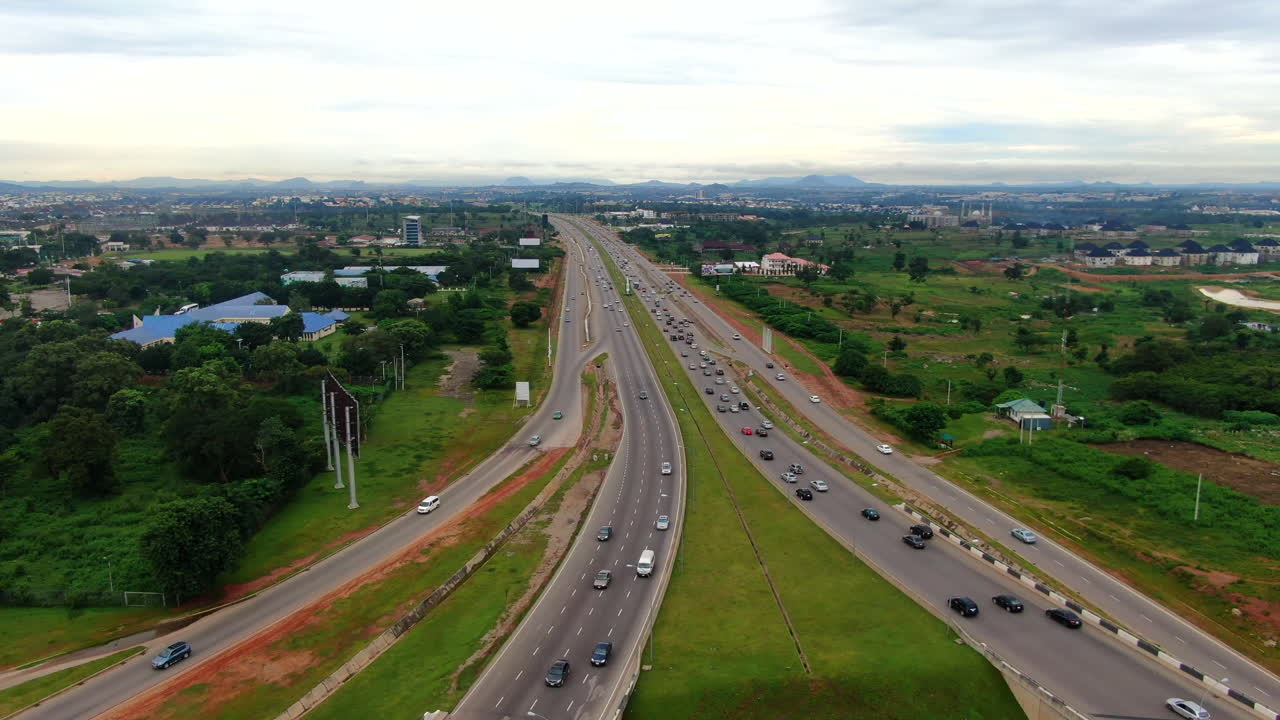 Shot of abuja city gate landmark