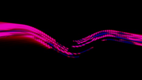 líneas abstractas en movimiento. 4k, bucle sin costuras.