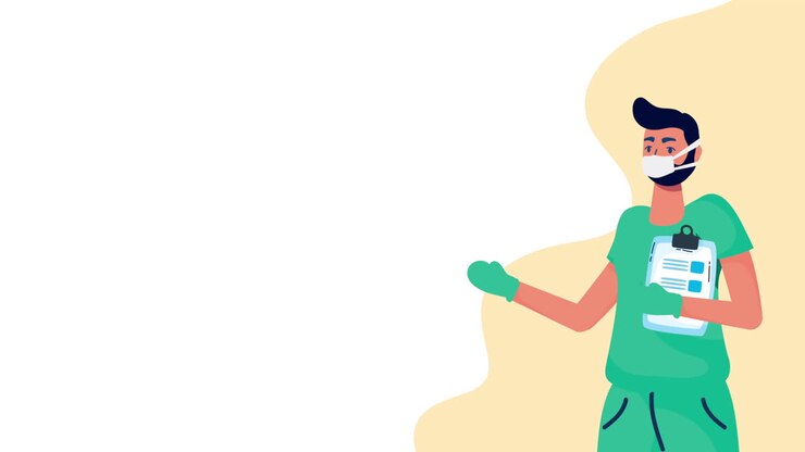 Healthcare Professional Showing Medical Records