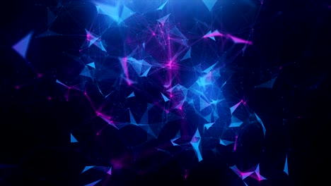 fondo abstracto azul-violeta del plexo