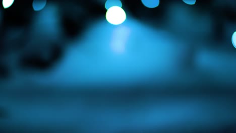 Flickering-blue-and-white-lights-blurred-out-blinking