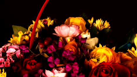 colorful romantic flowers