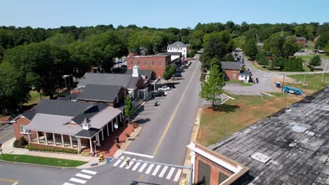 pequeña ciudad de américa mcadenville nc, carolina del norte, ciudad de navidad ee.uu.