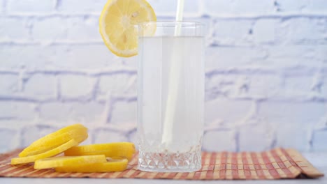 refreshing lemon water