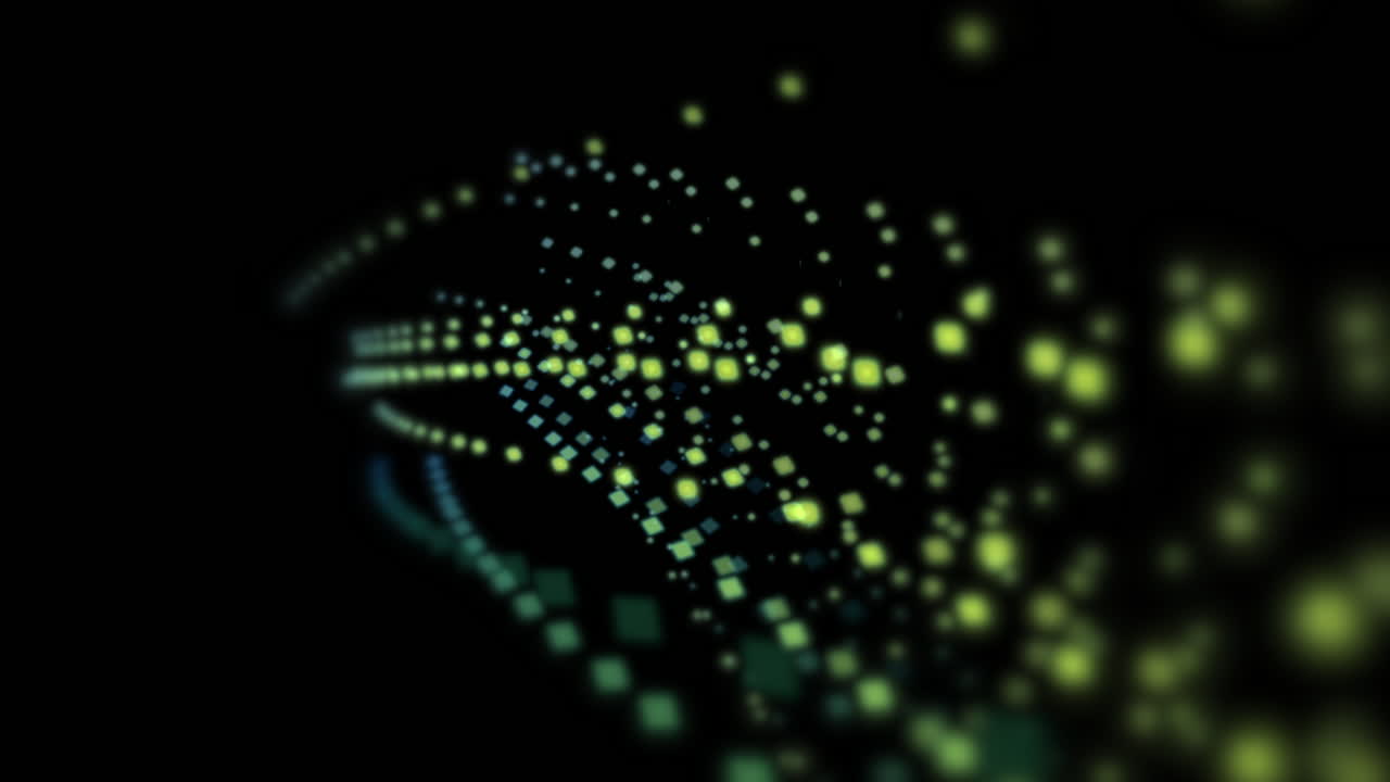 puntos de colores de movimiento con fondo abstracto 11